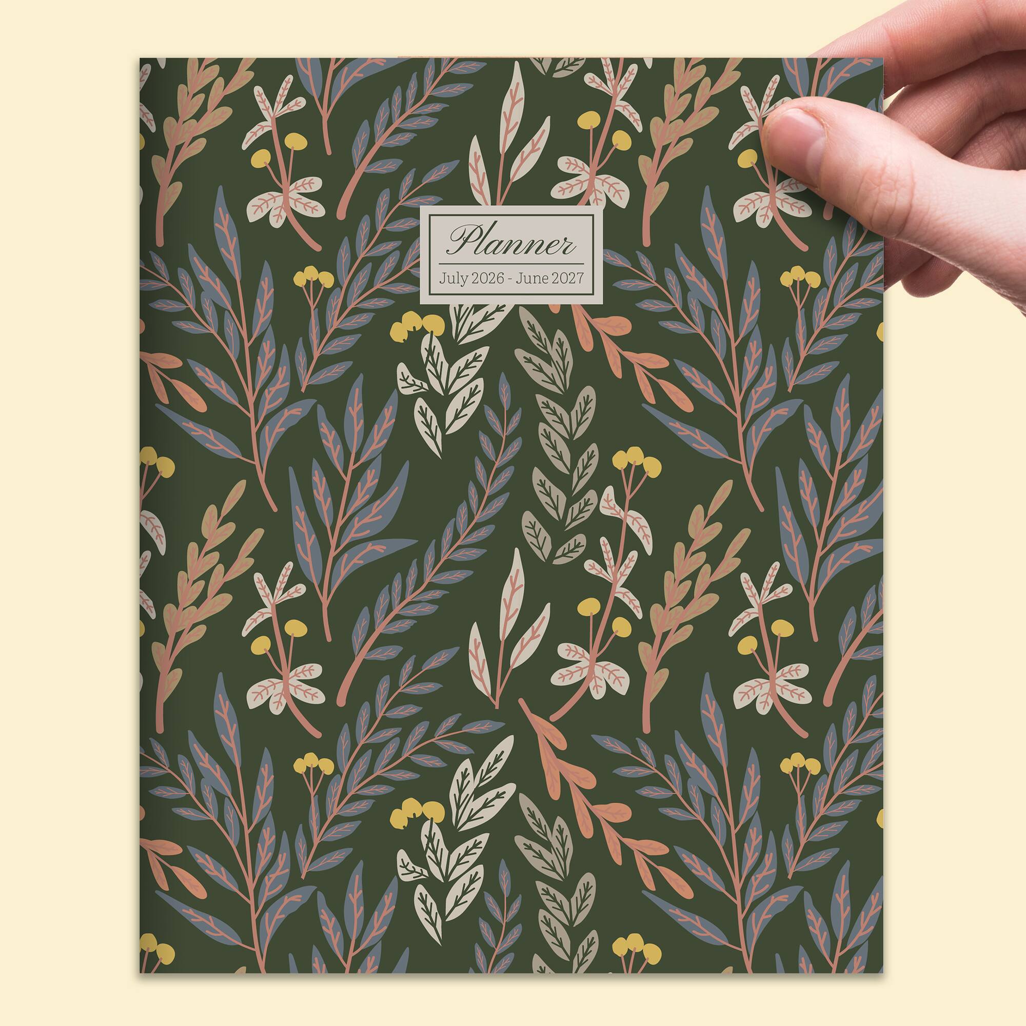 TF Publishing Medium 2026-27 Trailing Blooms Monthly Planner